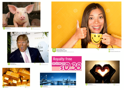 Dreamstime promotional images